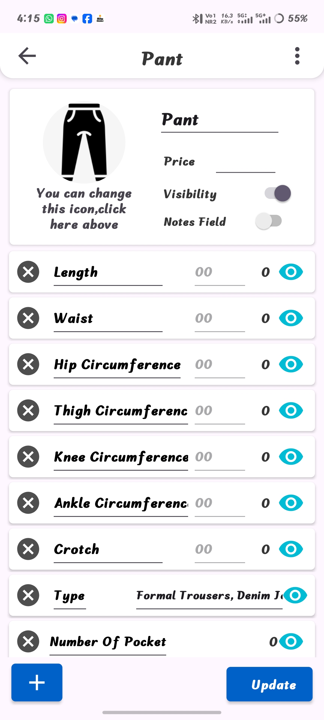 3. Custom Measurements